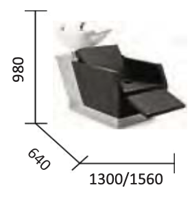 Dimensions Bac de lavage EVO
