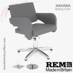 Fauteuil de coupe | Havana (Gris clair) REM