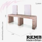 LUNAR (Dimensions double) | Coiffeuse | REM