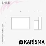 SHINE 656 (Dimensions) | Meuble caisse | Karisma
