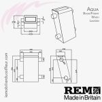 Unité de Liaison Aqua (dimensions) REM